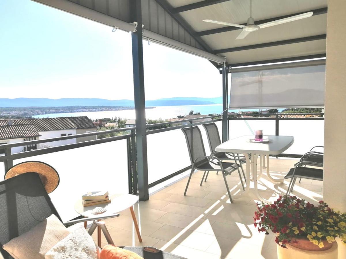 Lovely Sea View House In Malinska Island Krk Eksteriør bilde