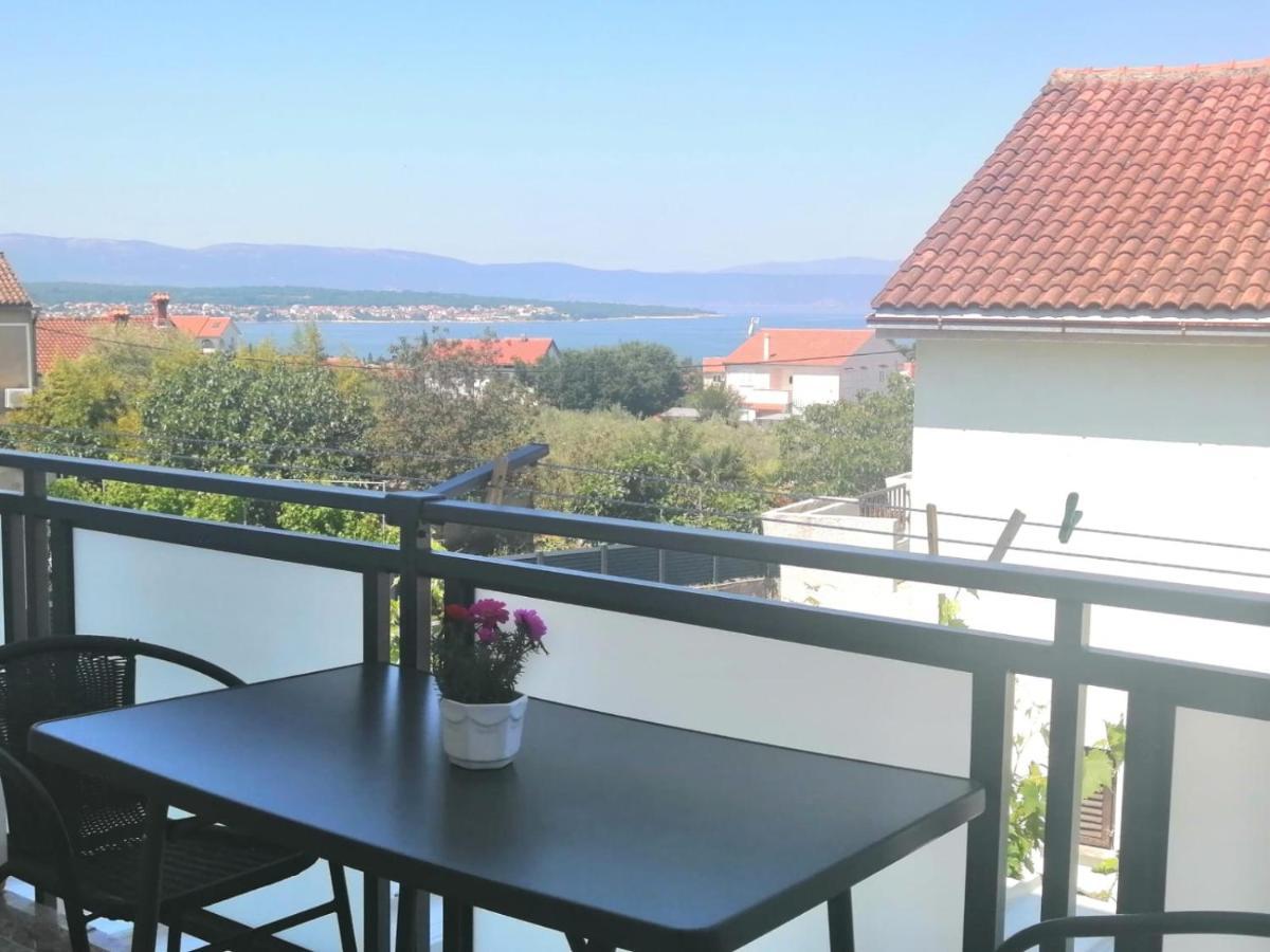 Lovely Sea View House In Malinska Island Krk Eksteriør bilde